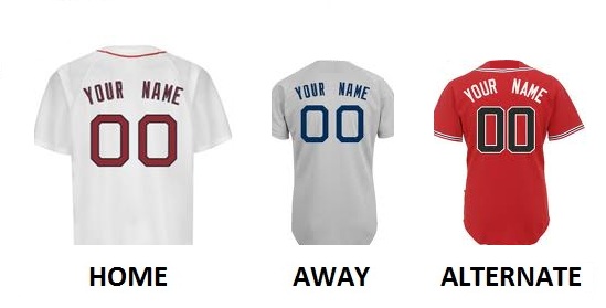 mlb jersey number kits